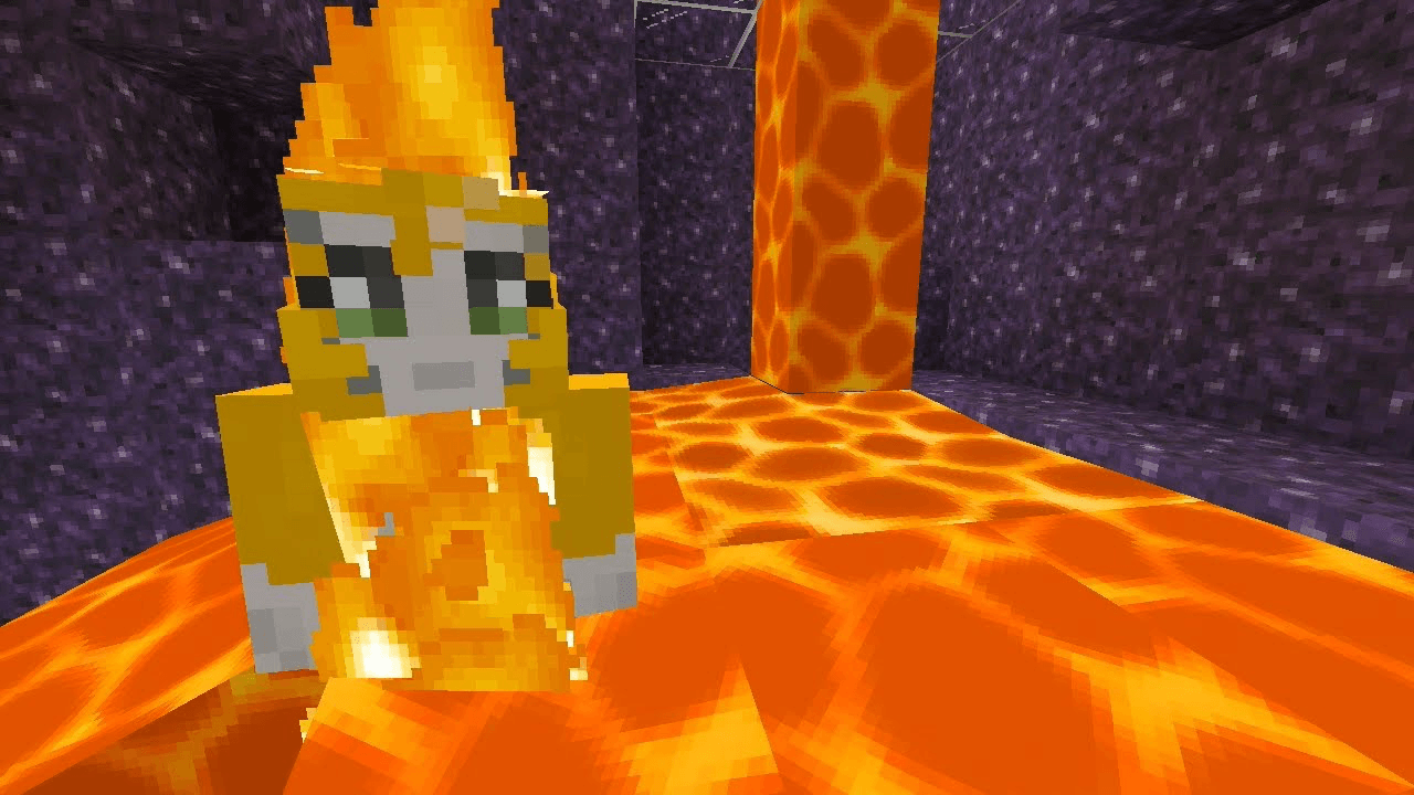 In Minecraft, when you dig deep enough you will eventually find lava. Lava is hot and kills you and your adventure of finding diamonds.